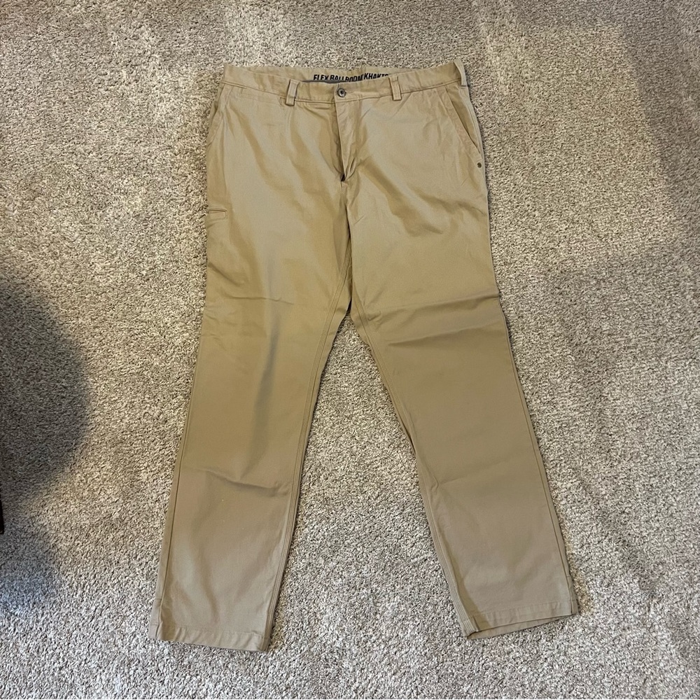 Duluth Mens Flex Ballroom Khakis - 38 x 34